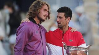 סטפנוס ציציפאס ונובאק ג'וקוביץ'