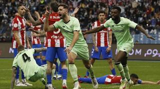 שחקני אתלטיק בילבאו חוגגים