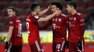 שחקני באיירן מינכן חוגגים