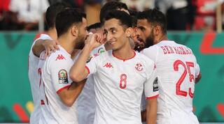 שחקני טוניסיה חוגגים