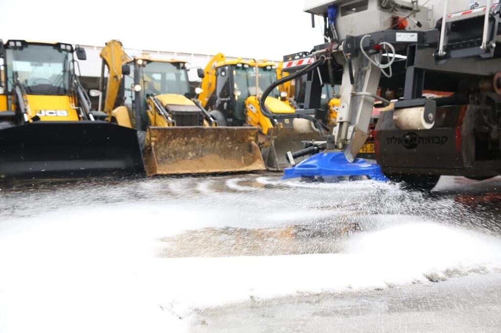 היערכות לשלג בירושלים 