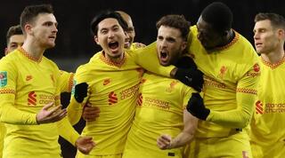 שחקני ליברפול חוגגים עם ז'וטה