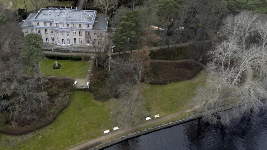 The 'Haus der Wannseekonferenz' (House of the Wannsee Conference) is pictured in Berlin, Germany,