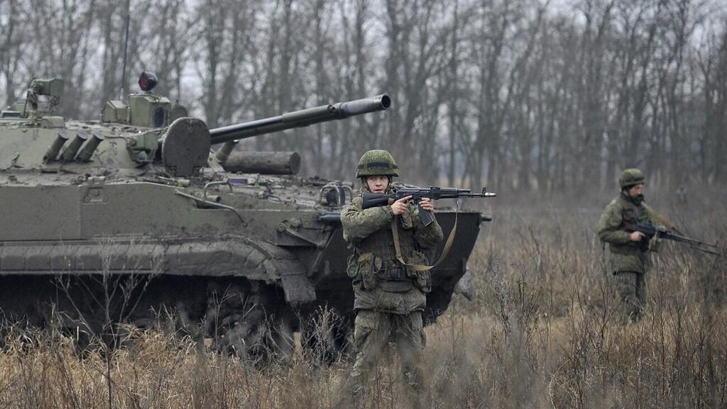 חיילים מצבא רוסיה על הגבול עם אוקראינה