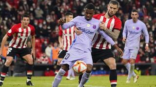 אנסו פאטי ואיניגו מרטינס במאבק