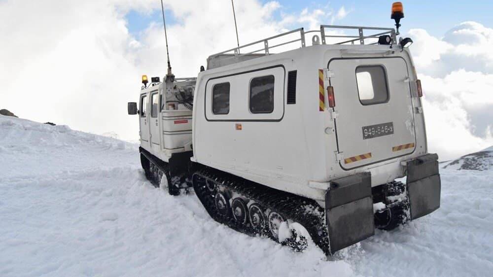 רכב BV מיוחד לנסיעה בשלג