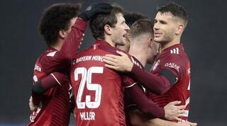 שחקני באיירן מינכן חוגגים