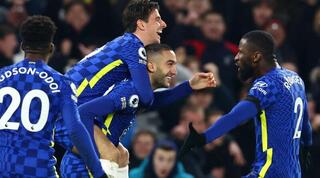 שחקני צ'לסי חוגגים עם חכים זייש