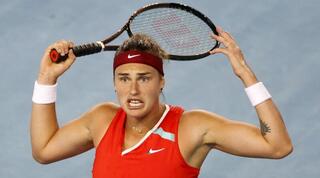 ארינה סבאלנקה מאוכזבת