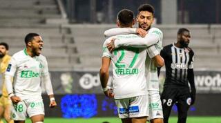 שחקני סנט אטיין חוגגים