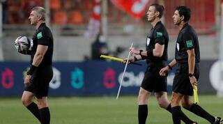 השופטים מהמשחק של צ'ילה - ארגנטינה