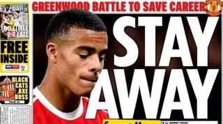 גרינווד על כותרת העיתון באנגליה