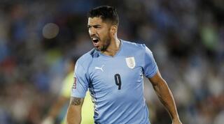 לואיס סוארס חוגג