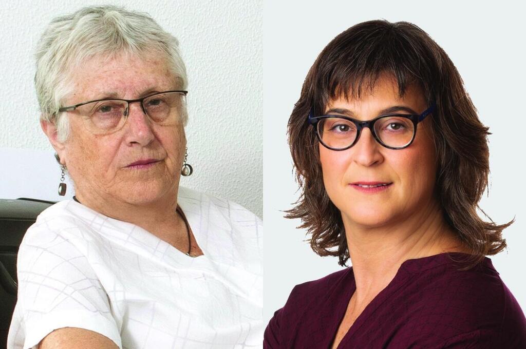 Nitza Yarom (left), Michal Rom (right) (Photo: Lilach Raz, Gil Nehushtan) ד"ר מיכל רום