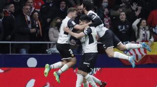 שחקני ולנסיה בטירוף