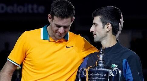 נובאק ג'וקוביץ' וחואן מרטין דל פוטרו