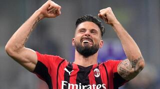 אוליבייה ז'ירו חוגג