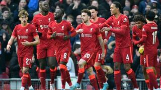 שחקני ליברפול חוגגים