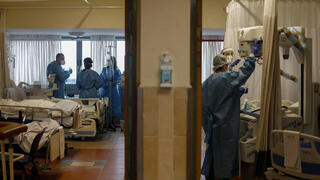 מחלקת קורונה בבית החולים זיו בצפת