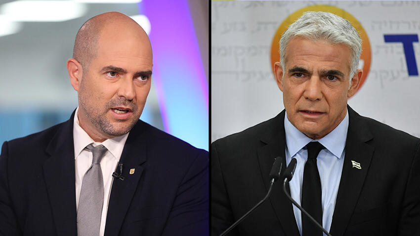 יאיר לפיד, אמיר אוחנה