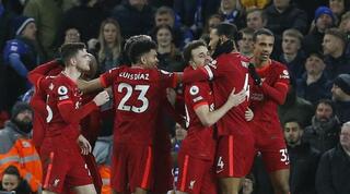 שחקני ליברפול חוגגים