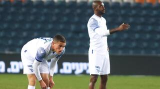 שחקני מכבי פתח תקווה מאוכזבים