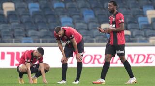 שחקני הפועל חיפה מאוכזבים