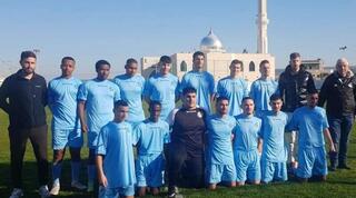 איזה ניצחון. שחקני קרית ים