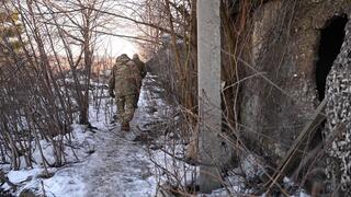 גדוד הסוס הדוהר במזרח אוקראינה 300 מטר מעמדות הרוסים