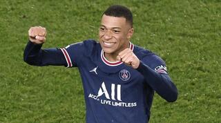 קיליאן אמבפה חוגג