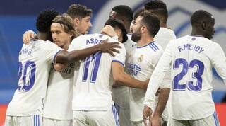 שחקני ריאל מדריד חוגגים