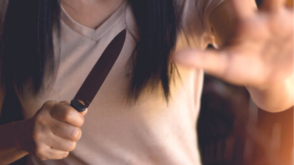 нож, насилие, нападение, женщина