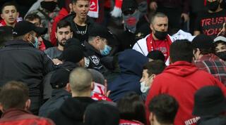 המהומות ביציע של הפועל ת"א