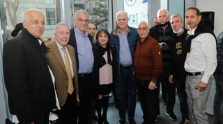 טקס חנוכת אולם הישיבות בבית מכבי