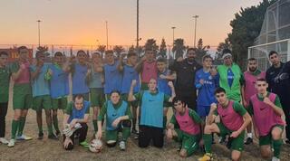 מכבי חיפה נערים ג עם קבוצת ספיישל אולימפיקס