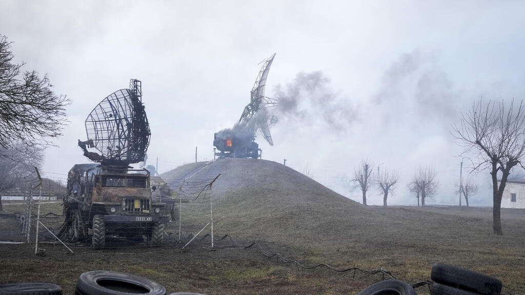 נזק לציוד צבאי במריופול, אוקראינה
