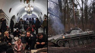 נגמשי BMP- 2 אוקראינים בפאתי קייב 