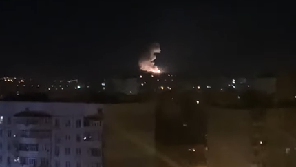 Харьков на рассвете 24 февраля (Фото для "Вестей": Oleg Irina Nosenko) Украина Харьков