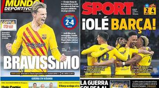 כותרות העיתונים בספרד