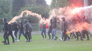 אבוקות באימון הפועל חיפה