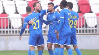 שחקני בני ריינה חוגגים