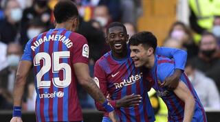 פדרי חוגג עם אוסמן דמבלה