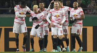 שחקני לייפציג חוגגים