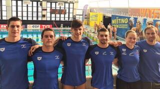 הנבחרת בבריכת התחרות