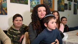 מאירה, ילדיה, אליענה סוקלוב ובעלה