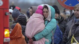 פליטים אוקראינים בגבול פולין