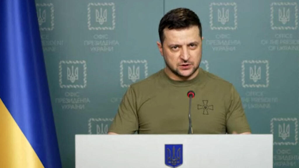 Владимир Зеленский (Фото: AFP) נשיא אוקראינה וולודימרי זלנסקי