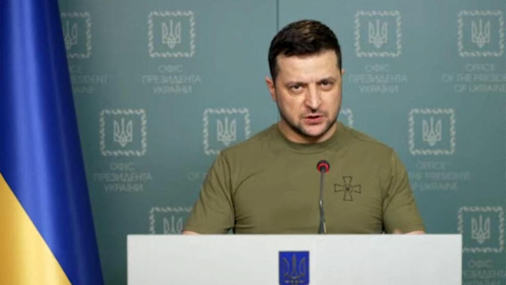 נשיא אוקראינה וולודימרי זלנסקי 