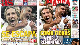 כותרות העיתונים בספרד