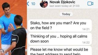 השיחה של סרגיי סטאקובסקי ונובאק ג'וקוביץ'